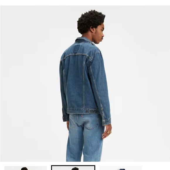 Levi Mens Denim Jacket - Picture 9 of 9